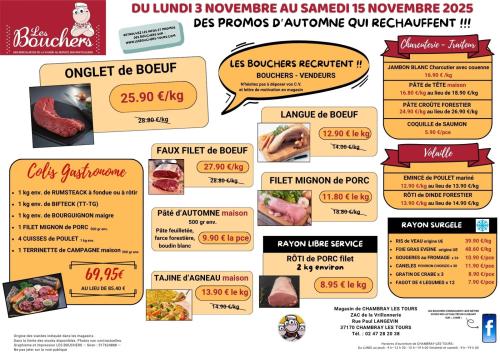Promotions du 2 au 15 novembre 2025